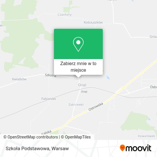 Mapa Szkoła Podstawowa