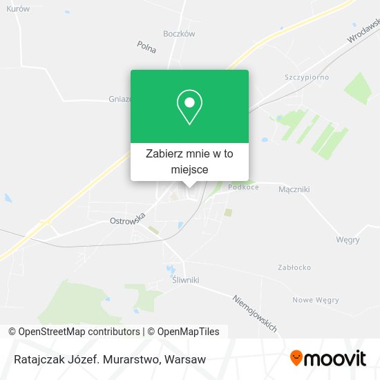 Mapa Ratajczak Józef. Murarstwo