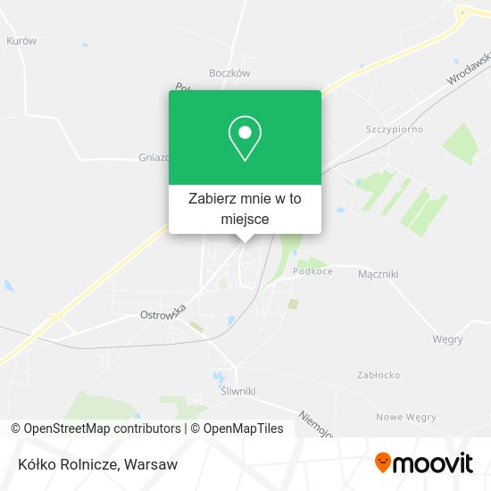 Mapa Kółko Rolnicze