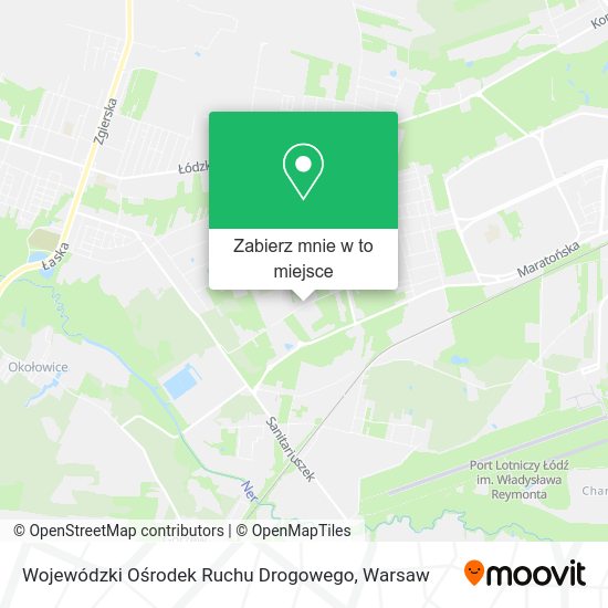 Mapa Wojewódzki Ośrodek Ruchu Drogowego