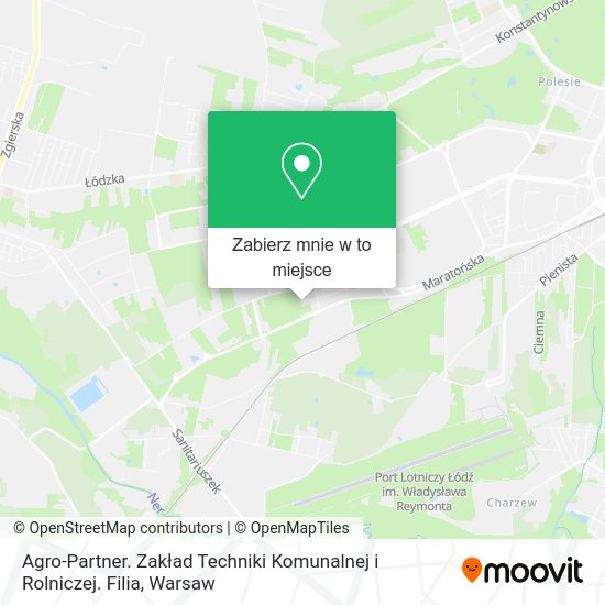 Mapa Agro-Partner. Zakład Techniki Komunalnej i Rolniczej. Filia