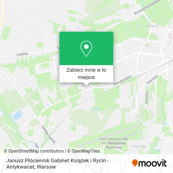 Mapa Janusz Płóciennik Gabinet Książek i Rycin - Antykwariat