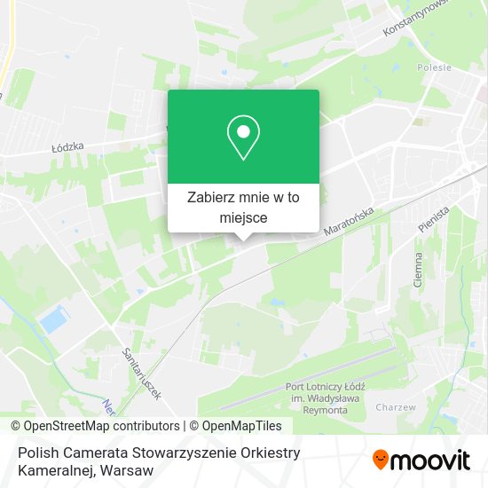 Mapa Polish Camerata Stowarzyszenie Orkiestry Kameralnej