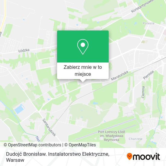 Mapa Dudojć Bronisław. Instalatorstwo Elektryczne