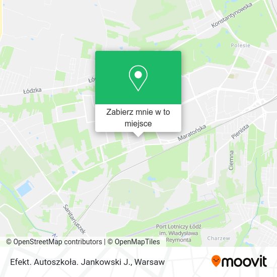 Mapa Efekt. Autoszkoła. Jankowski J.