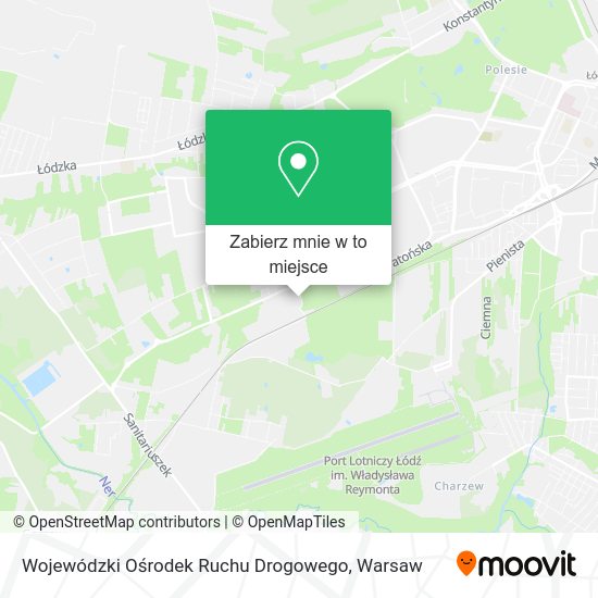 Mapa Wojewódzki Ośrodek Ruchu Drogowego