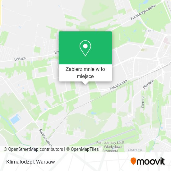 Mapa Klimalodzpl