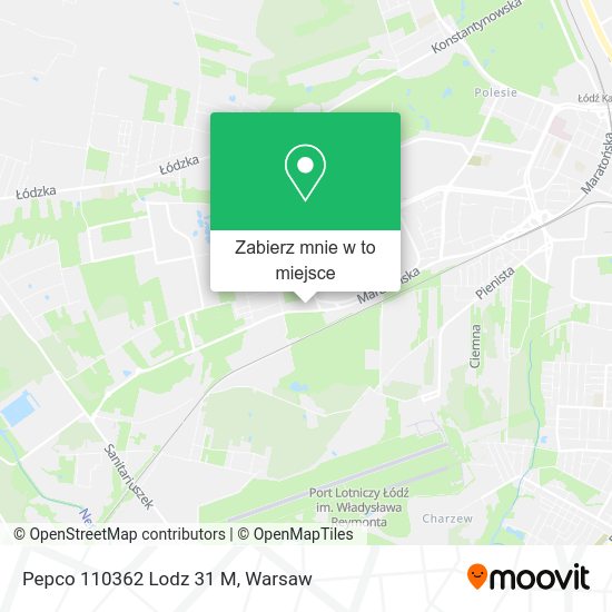 Mapa Pepco 110362 Lodz 31 M