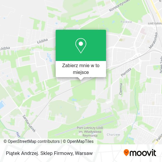 Mapa Piątek Andrzej. Sklep Firmowy