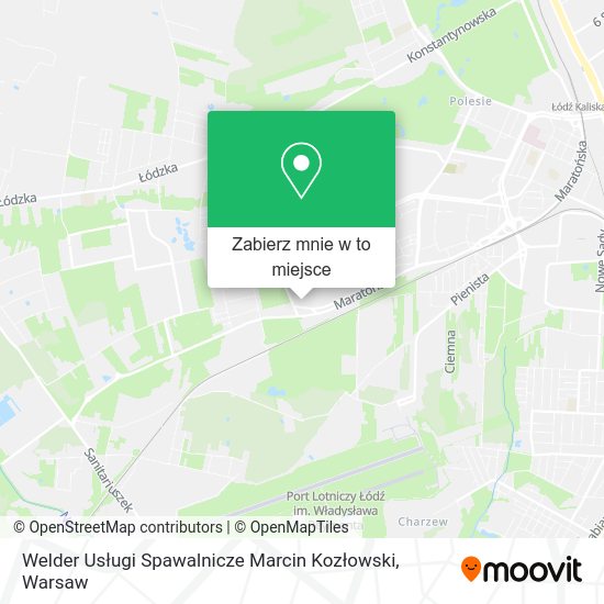 Mapa Welder Usługi Spawalnicze Marcin Kozłowski