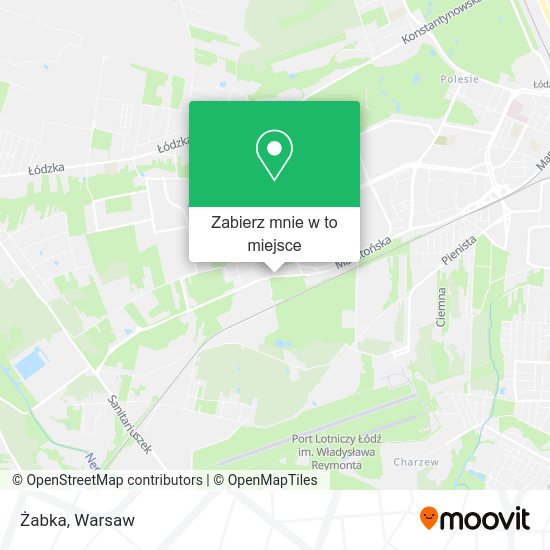 Mapa Żabka