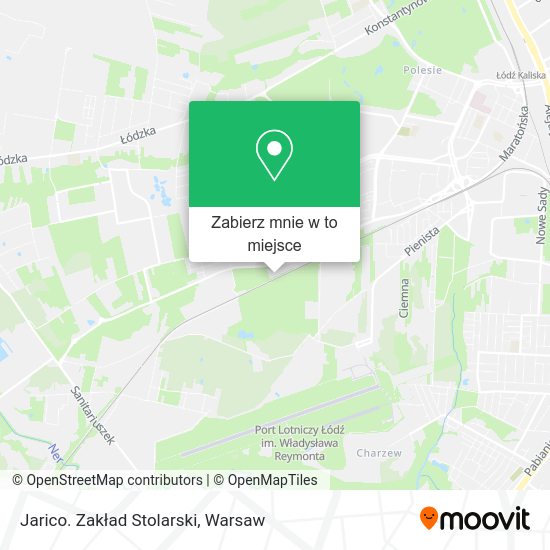 Mapa Jarico. Zakład Stolarski