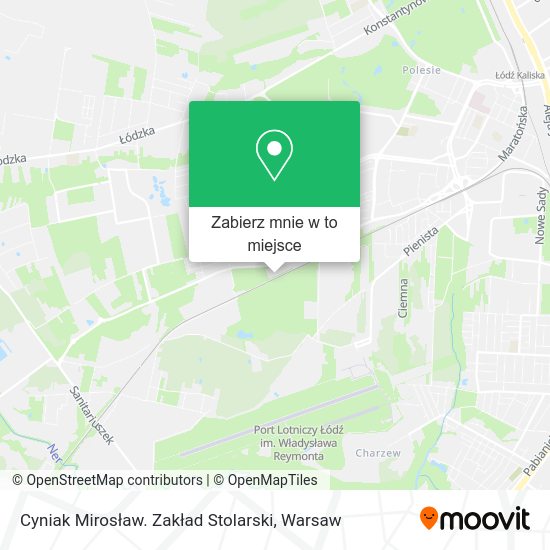 Mapa Cyniak Mirosław. Zakład Stolarski