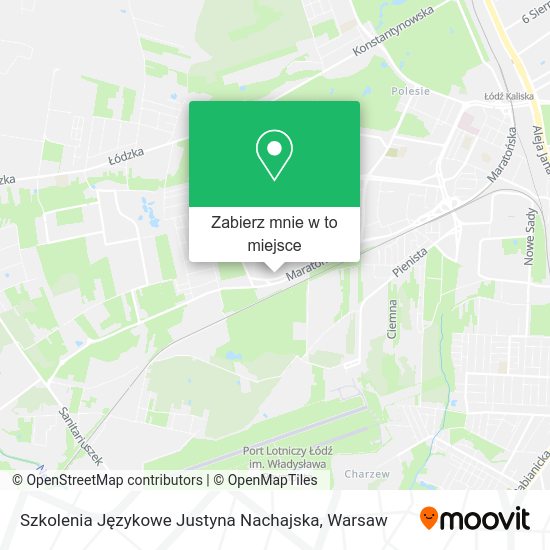 Mapa Szkolenia Językowe Justyna Nachajska