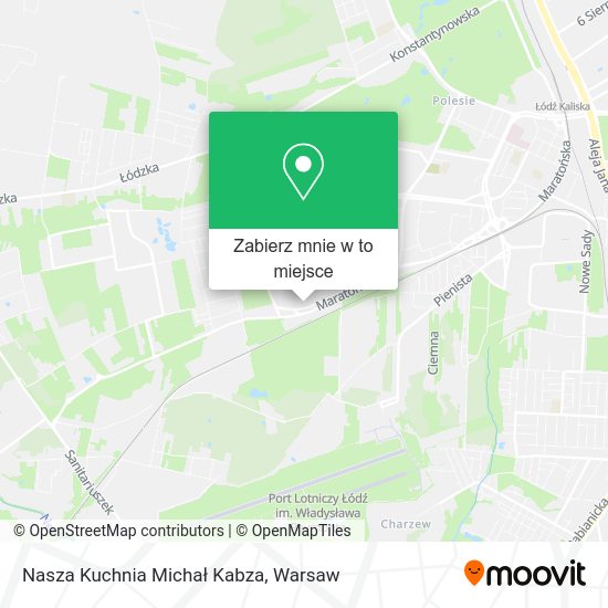 Mapa Nasza Kuchnia Michał Kabza