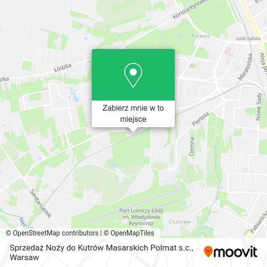 Mapa Sprzedaż Noży do Kutrów Masarskich Polmat s.c.