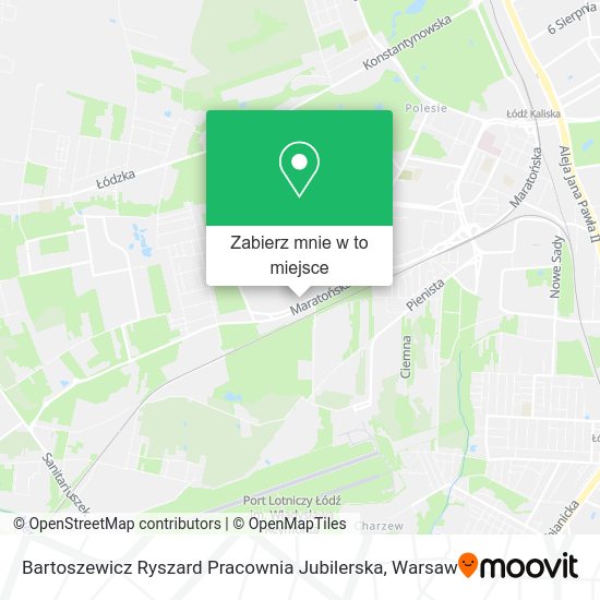 Mapa Bartoszewicz Ryszard Pracownia Jubilerska