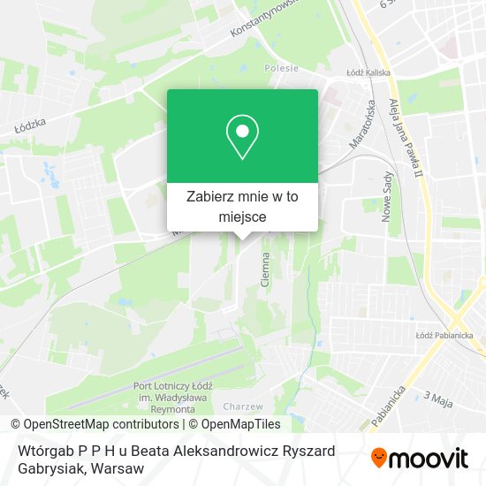 Mapa Wtórgab P P H u Beata Aleksandrowicz Ryszard Gabrysiak