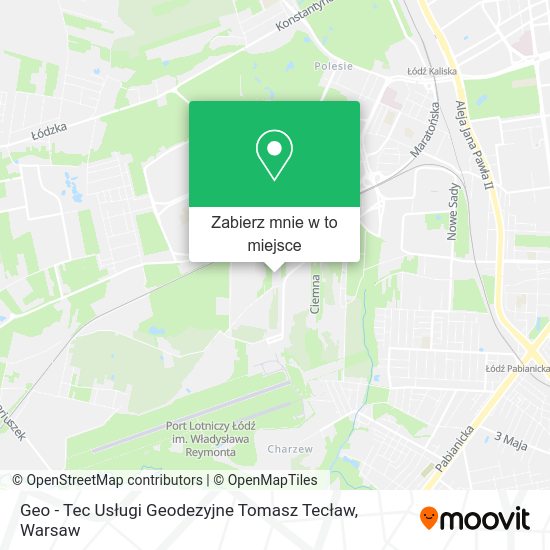 Mapa Geo - Tec Usługi Geodezyjne Tomasz Tecław