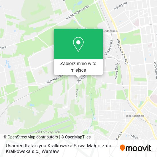 Mapa Usamed Katarzyna Kralkowska Sowa Małgorzata Kralkowska s.c.