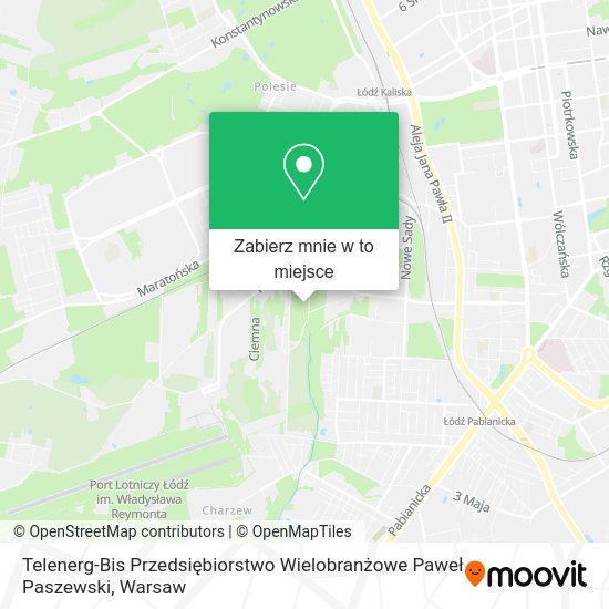 Mapa Telenerg-Bis Przedsiębiorstwo Wielobranżowe Paweł Paszewski