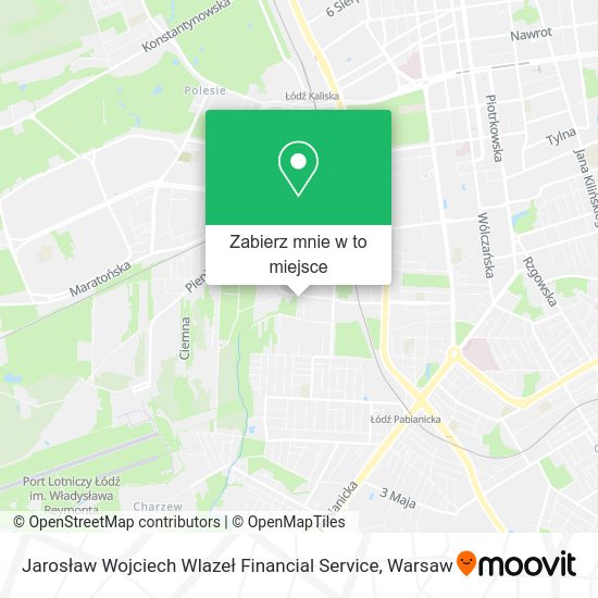 Mapa Jarosław Wojciech Wlazeł Financial Service