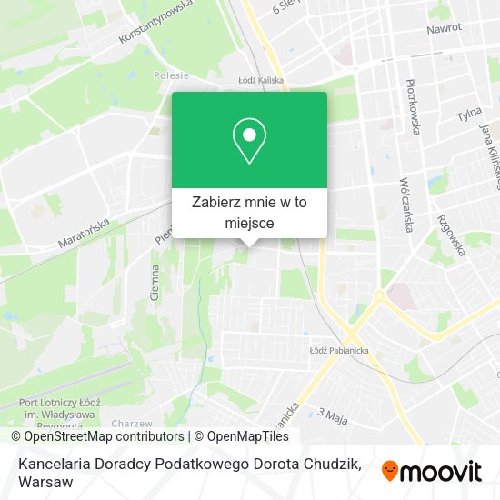 Mapa Kancelaria Doradcy Podatkowego Dorota Chudzik