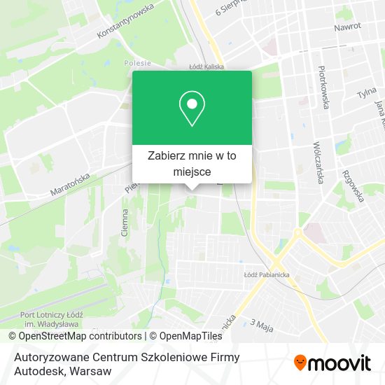 Mapa Autoryzowane Centrum Szkoleniowe Firmy Autodesk