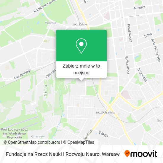 Mapa Fundacja na Rzecz Nauki i Rozwoju Nauro