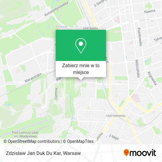 Mapa Zdzislaw Jan Duk Du Kar