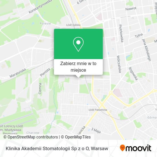 Mapa Klinika Akademii Stomatologii Sp z o O