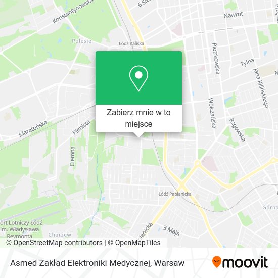 Mapa Asmed Zakład Elektroniki Medycznej