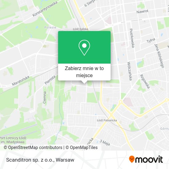 Mapa Scanditron sp. z o.o.