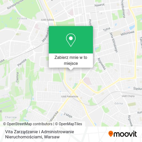 Mapa Vita Zarządzanie i Administrowanie Nieruchomościami