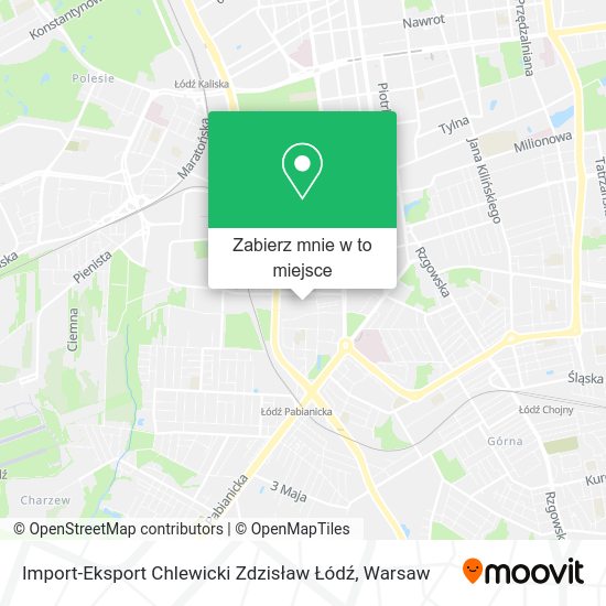 Mapa Import-Eksport Chlewicki Zdzisław Łódź