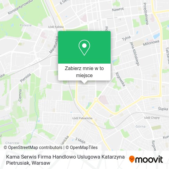 Mapa Kama Serwis Firma Handlowo Uslugowa Katarzyna Pietrusiak