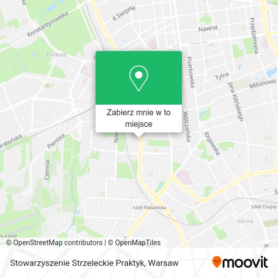 Mapa Stowarzyszenie Strzeleckie Praktyk