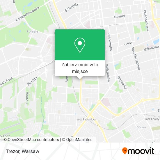 Mapa Trezor