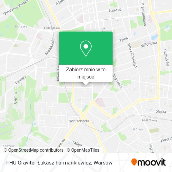 Mapa FHU Graviter Łukasz Furmankiewicz