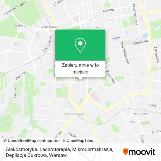 Mapa Alekosmetyka. Laseroterapia, Mikrodermabrazja, Depilacja Cukrowa