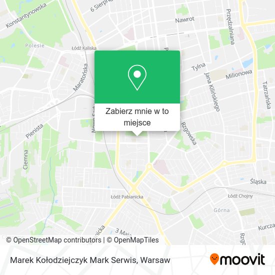 Mapa Marek Kołodziejczyk Mark Serwis