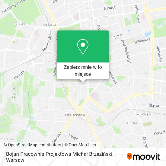 Mapa Bojan Pracownia Projektowa Michał Brzeziński