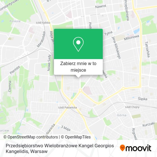 Mapa Przedsiębiorstwo Wielobranżowe Kangel Georgios Kangelidis