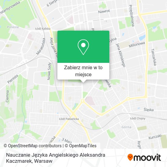 Mapa Nauczanie Języka Angielskiego Aleksandra Kaczmarek