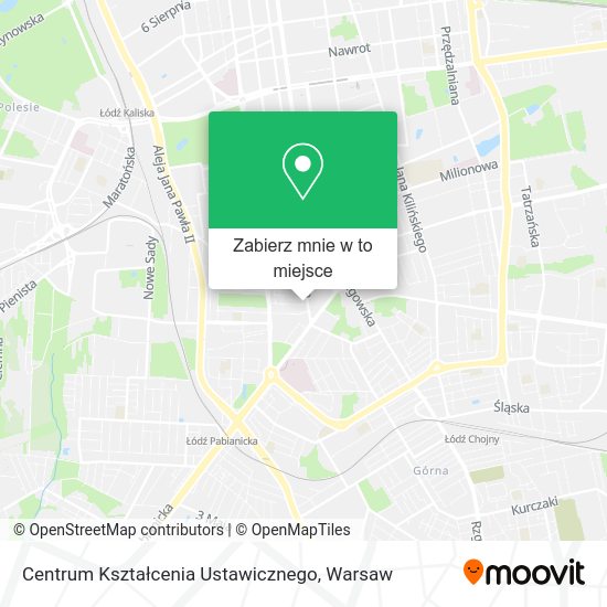 Mapa Centrum Kształcenia Ustawicznego