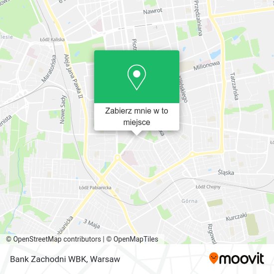 Mapa Bank Zachodni WBK