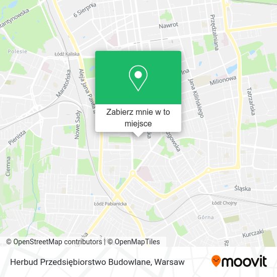 Mapa Herbud Przedsiębiorstwo Budowlane