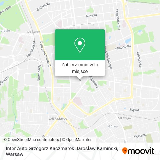 Mapa Inter Auto Grzegorz Kaczmarek Jarosław Kamiński