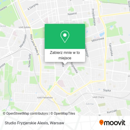 Mapa Studio Fryzjerskie Alexis