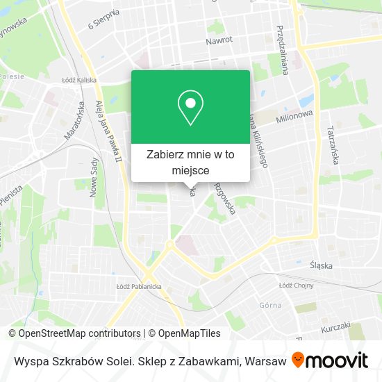 Mapa Wyspa Szkrabów Solei. Sklep z Zabawkami